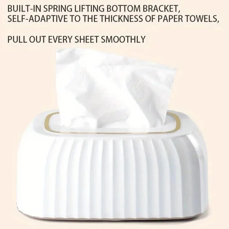 Nordic Strip Napkin Box, Buckle Removable Tissue Box, Portable Plastic Napkin Holder, Wide Compatibility Tissue Box, Modern Style Handkerchief Box Nordic Strip Napkin Box, Buckle Removable Tissue Box, Portable Plastic Napkin Holder, Wide Compatibility Tissue Box, Modern Style Handkerchief Box